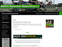 Tablet Screenshot of bonosapuestasdeportivas.com